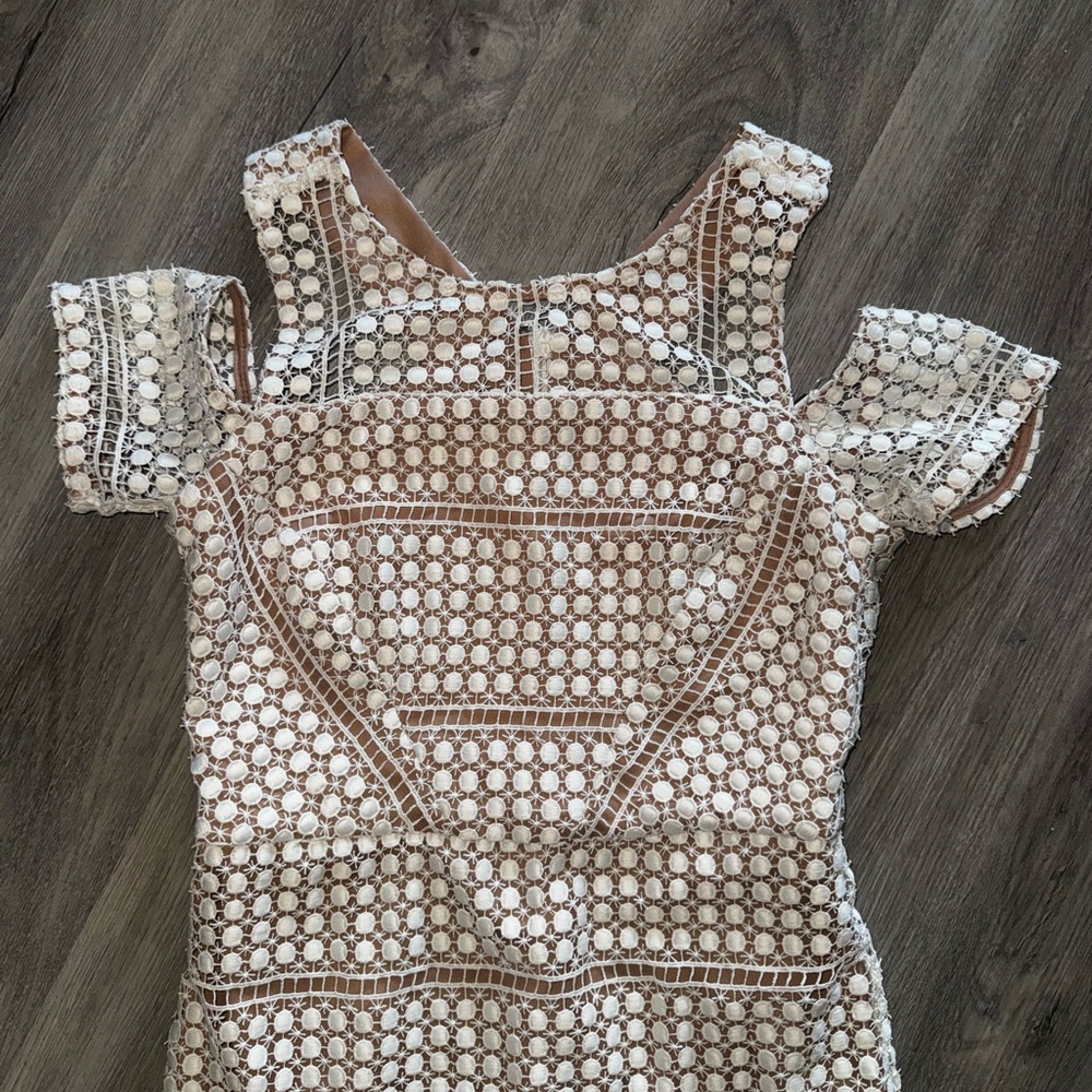💓 TOPSHOP cream/white dress - Picture 8 of 10